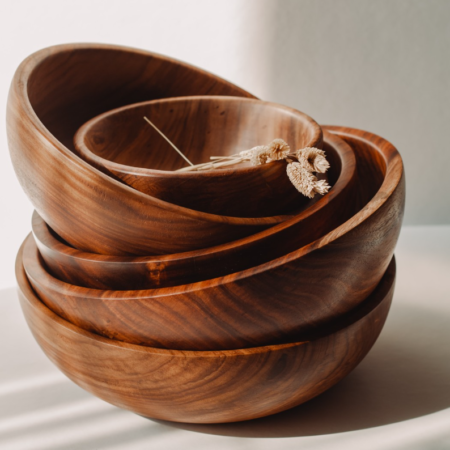 Wooden bowl