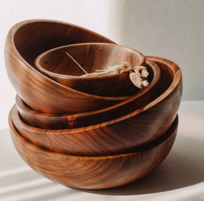 Wooden bowl