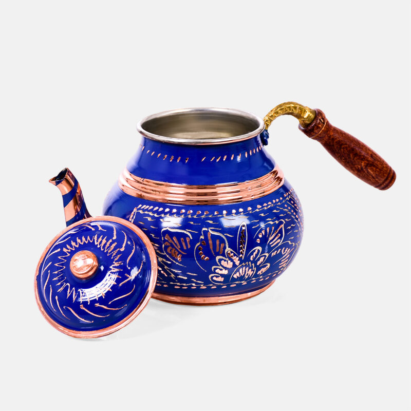 Blue Copper Teapot