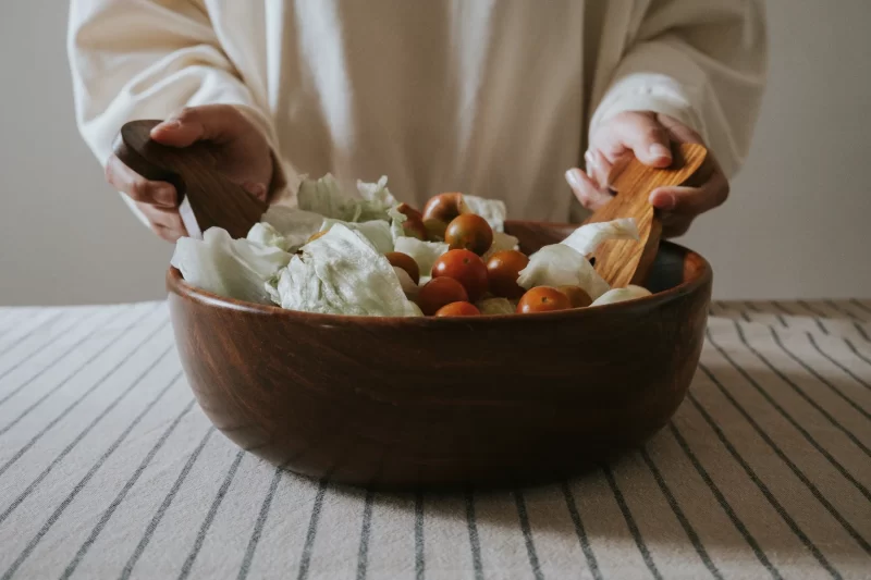 Wooden bowl