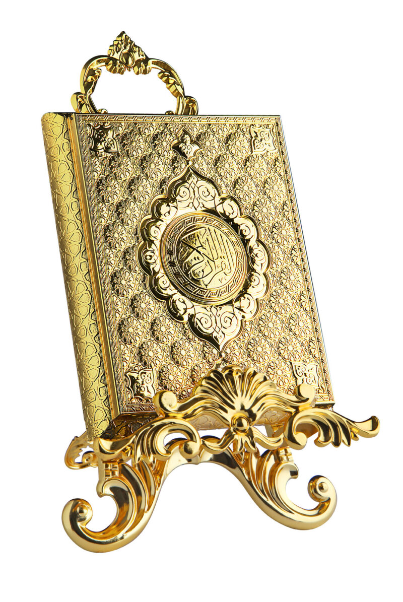 Golden Quran holder